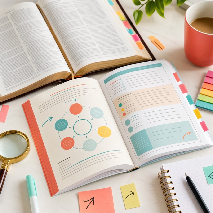 Original Rosebubbles Finds product scene for No More Boring Bible Study