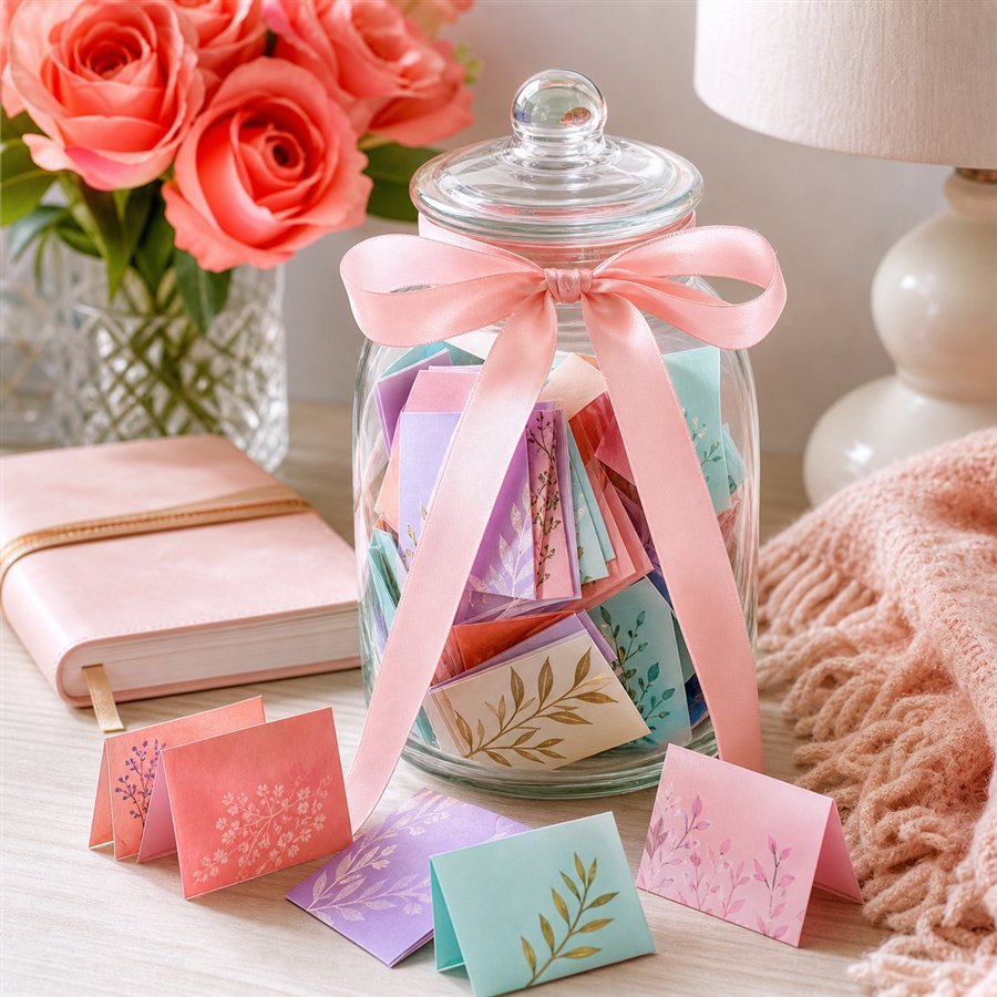 Original Rosebubbles Finds product scene for Bible Verse Encouragement Jar