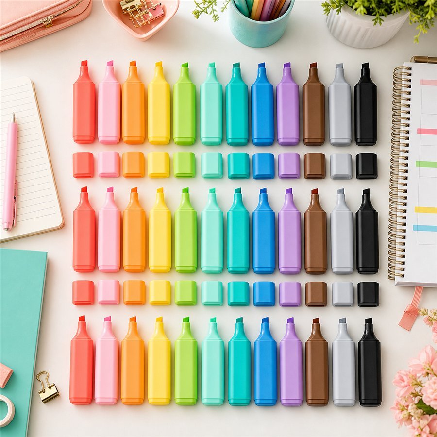 Original Rosebubbles Finds product scene for Sharpie Tank Highlighters, 36 Count